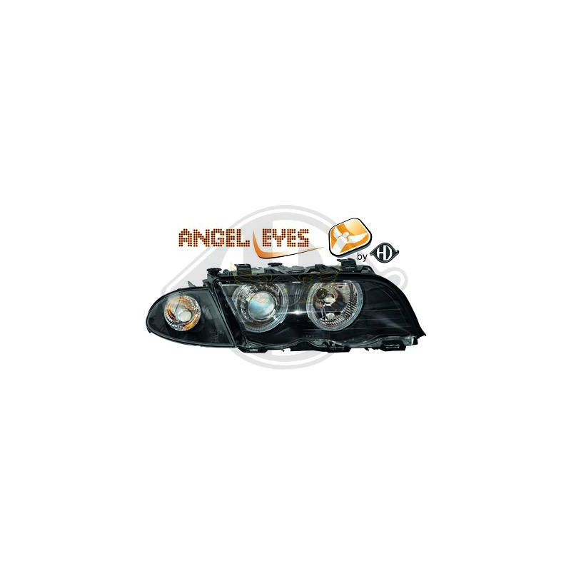ANGEL EYES H7 / H7 BLACK BMW E46 PHASE 1 98/2001 BERLINE - Speed Wheel