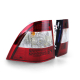 Feux arrières à LED en verre transparent rouge clair pour Mercedes Classe M ML W163 98-05