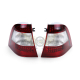 Feux arrières à LED en verre transparent rouge clair pour Mercedes Classe M ML W163 98-05