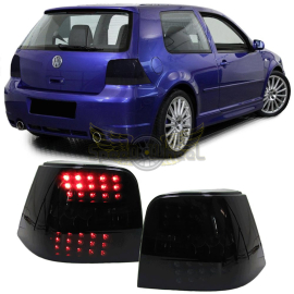 Feux arrières à LED noirs pour VW Golf 4 97-03