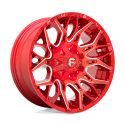 JANTE FUEL TWITCH D771 Candy Red & Milled 9X20 6X135/139,7 ET1  106