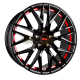 JANTE MAMRS4 8X18 5X108 ET45 72,6 BLACK PAINTED RED INSIDE