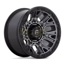 JANTE FUEL OFF ROAD TRACTION D825 Matte Gunmetal with Black Ring 17x9 / 20x9 / 20x10 5 / 6 / 8 TROUS