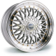 JANTE DARE DRRS	17X7.5	4x100/108	ET35	Silver Polished / Gold Rivets