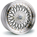 JANTE DARE DRRS	18X8	5x100/112	ET35	Silver Polished / Gold Rivets