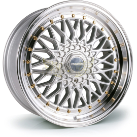 JANTE DARE DRRS	18X9.5	5x112/120	ET42	Silver Polished / Gold Rivets