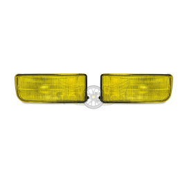 Jeu de phares antibrouillard jaune verre transparent droite gauche avec cadre de maintien BMW E36 y compris M3 année 1992-1998