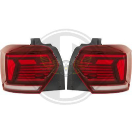 Kit de feux arrières VW POLO 2017 ROUGE  LED