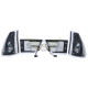 Feux arrières LED en verre transparent fumé noir adaptable à BMW X5 E53 99-03