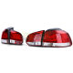 LED Lightbar feux arrières rouge clair pour VW Golf VI 6 5K1 berline à partir de 08