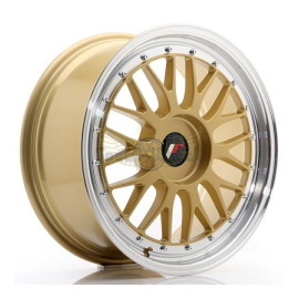 Jante JR Wheels JR23 18x8 ET30-45 BLANK Gold w/Machined Lip
