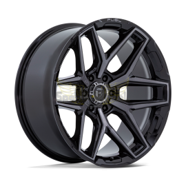JANTE FUEL FLUX FC854BT Gloss Black Brushed with Gray Tint 18x9 / 20x9 / 20x10 / 22x10 6 TROUS