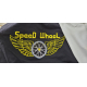 POLO HOMME BLANC SPEED WHEEL BRODE TAILLE DE S A XL
