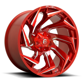 JANTE FUEL REACTION D754 CANDY RED & MILLED 10X20 6X135/139,7 ET -18