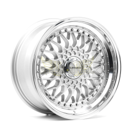 JANTE LENSO BSX 7X15 ET20 4X100 73.1 GLOSS SILVER & POLISHED