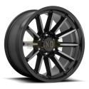 JANTE XD855 LUXE 10X20 6X139,7 ET-18 106.1 GLOSS BLACK MACHINED W/ GRAY TINT