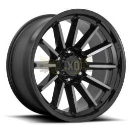 JANTE  XD855 LUXE GLOSS BLACK MACHINED WITH GRAY TINT  17"/ 20"/ 22"