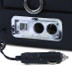 Console centrale confort avec rangement et USB cuir noir pour VW Bus T5 T6 à partir de 03