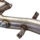 Tuyau de remplacement de tuyau de descente en acier inoxydable Racing pour VW Scirocco 08-17 1.4 TSI