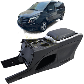 Accoudoir de console centrale premium noir pour Mercedes Vito automatique à partir de 2014