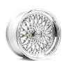 JANTE LENSO BSX 7.5X17 ET20 4X100 73.1 GLOSS SILVER & POLISHED