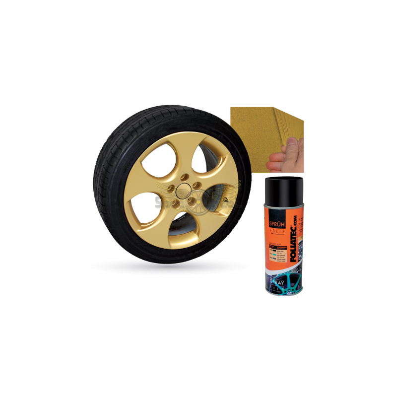FILM SPRAY PROTECTION JANTE OR METTALIQUE 1X400ML - Speed Wheel